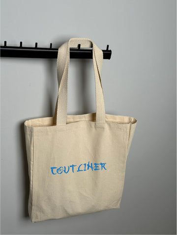 Brush Baskılı Bez Çanta