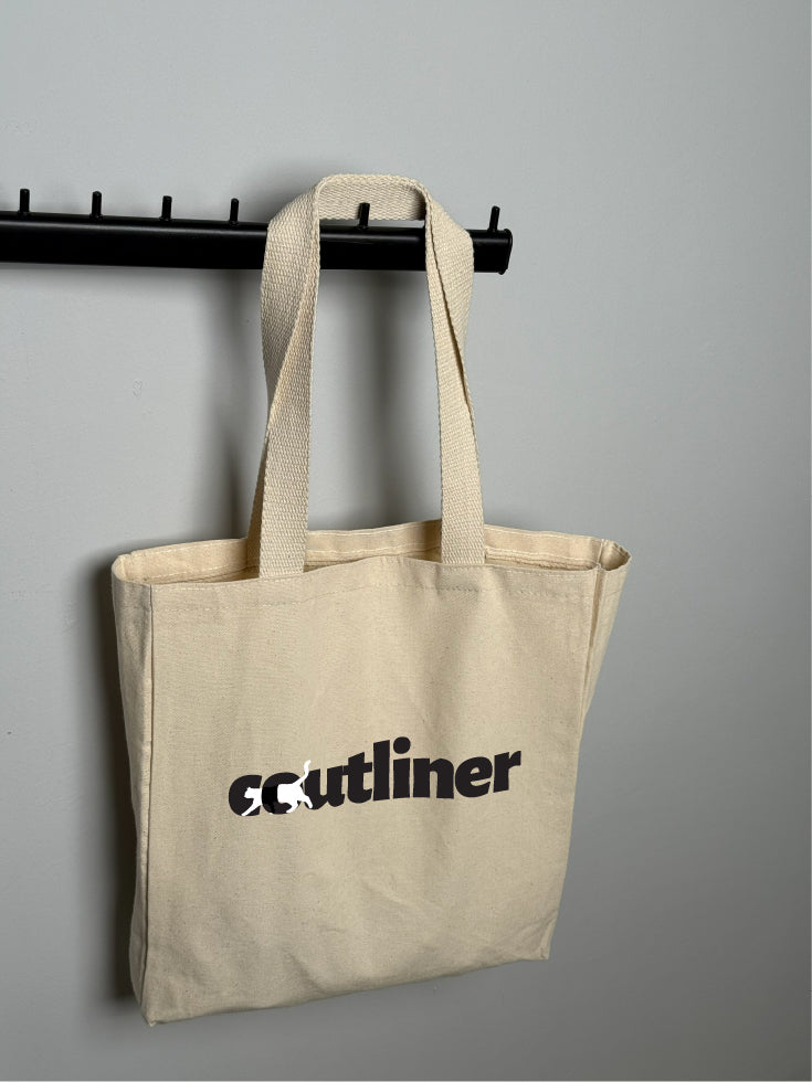 Catwalk Baskılı Bez Çanta